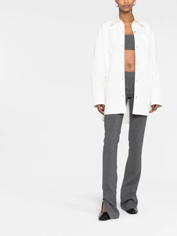 その他 Signature Top - Courreges - Cotton - White Cotton ribbed-knit tank top in white - Courreges | Mytheresa