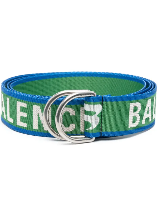 Balenciaga D-ring Logo Belt - Farfetch