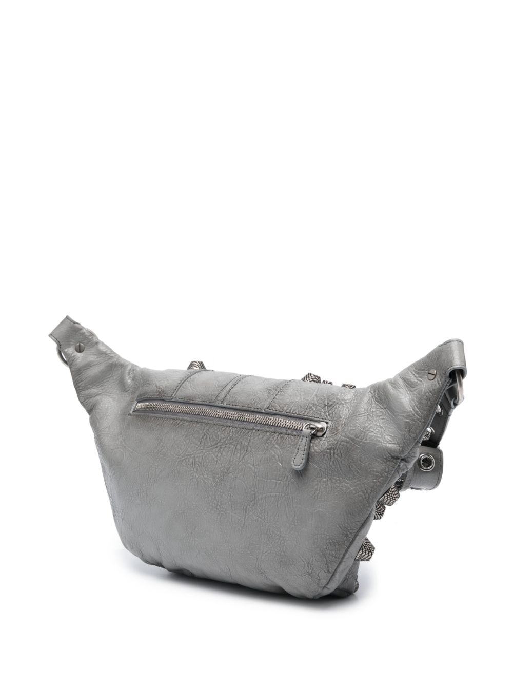 Shop Balenciaga Le Cagole Belt Bag In Grey