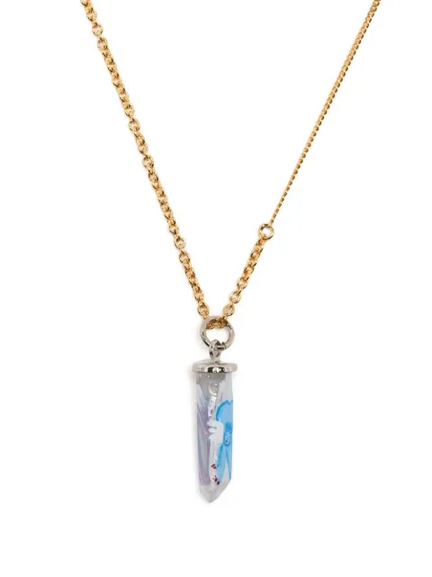 Marni stone chain-link necklace