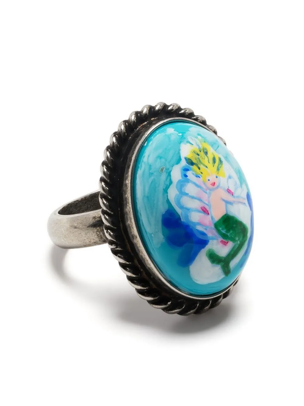 

Marni mermaid motif ring - Silver