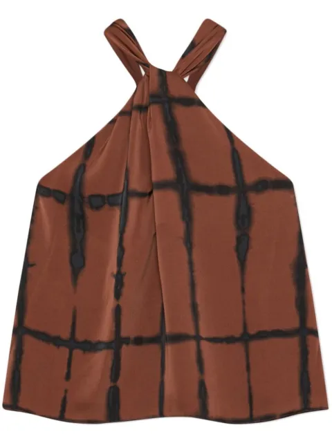 Simkhai Standard shibori tie-dye top