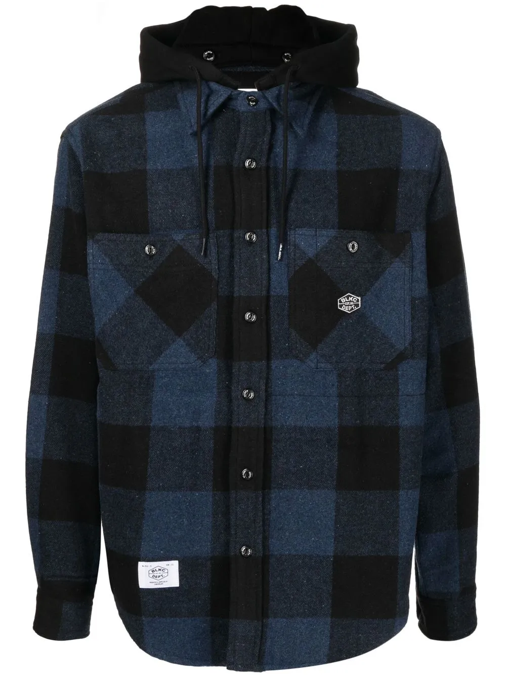 

CHOCOOLATE checked shirt-jacket - Blue