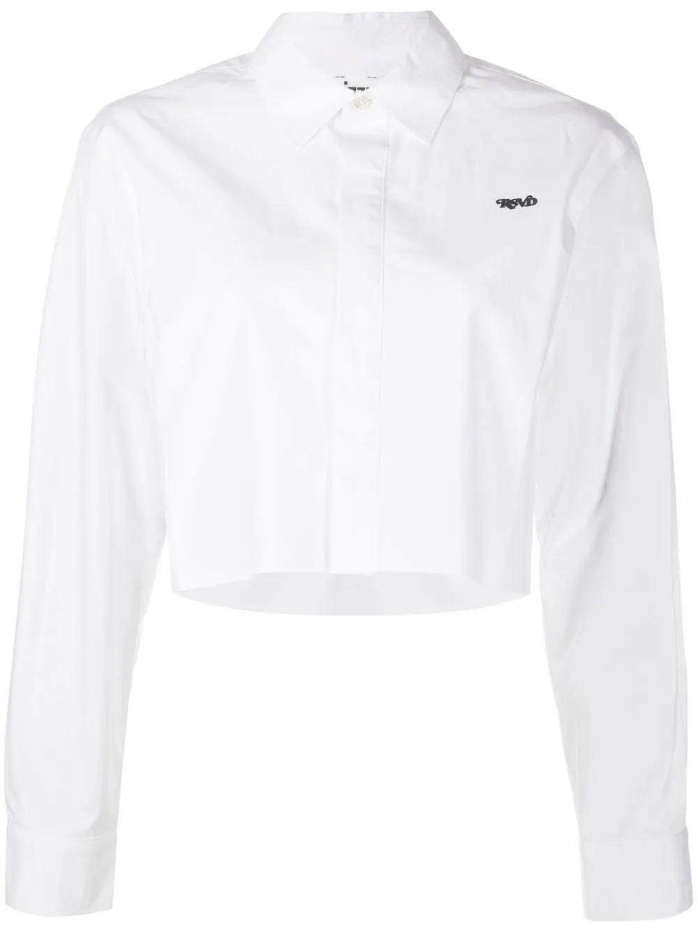 

izzue embroidered-logo detail shirt - White