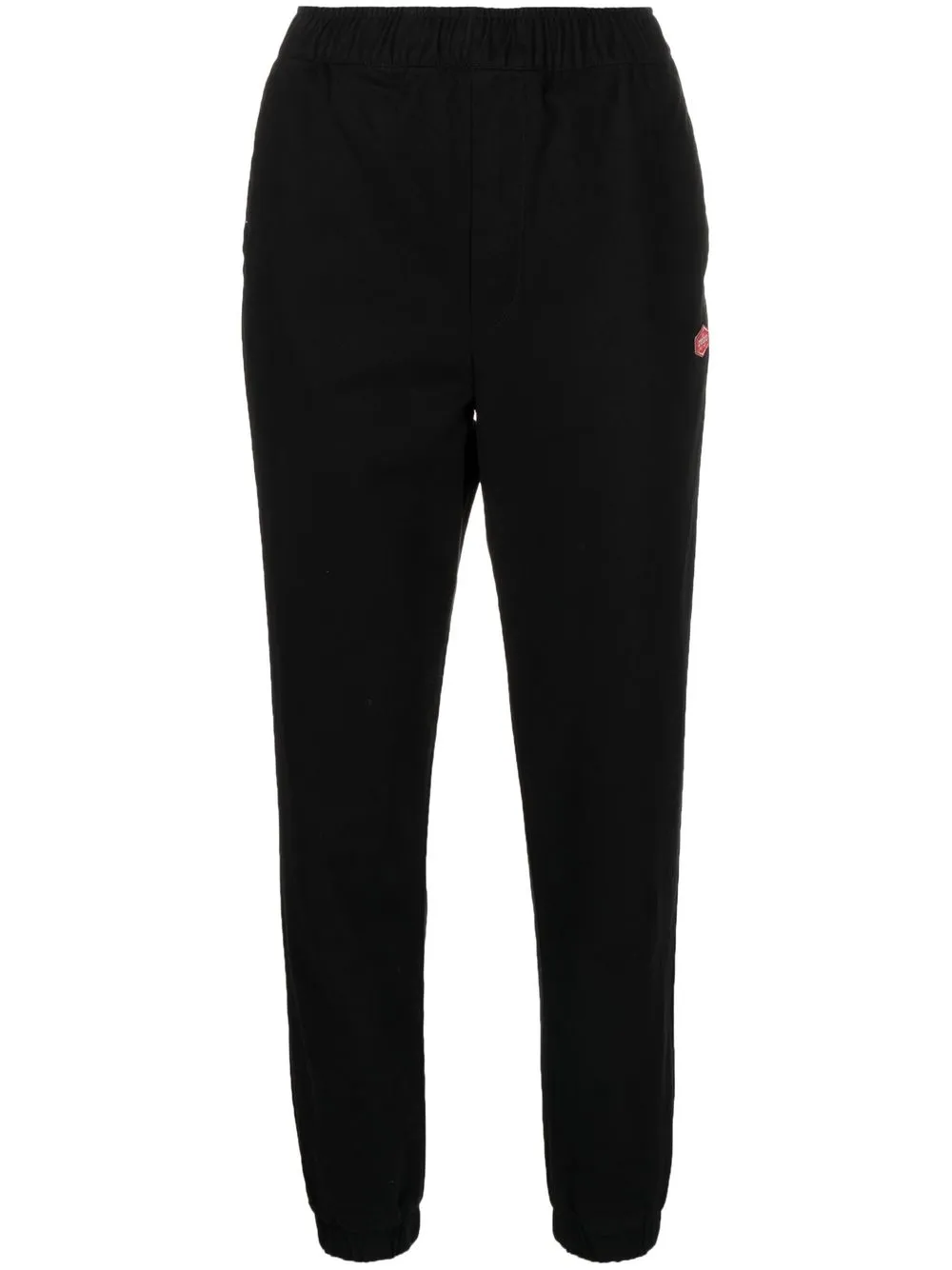 Chocoolate Elasticated-waistband Detail Trousers In Black