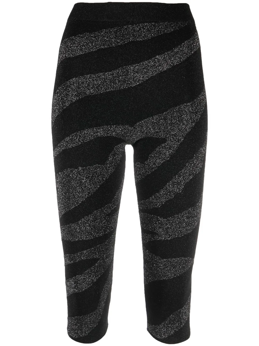 

MCM tiger-print knee-length leggings - Black