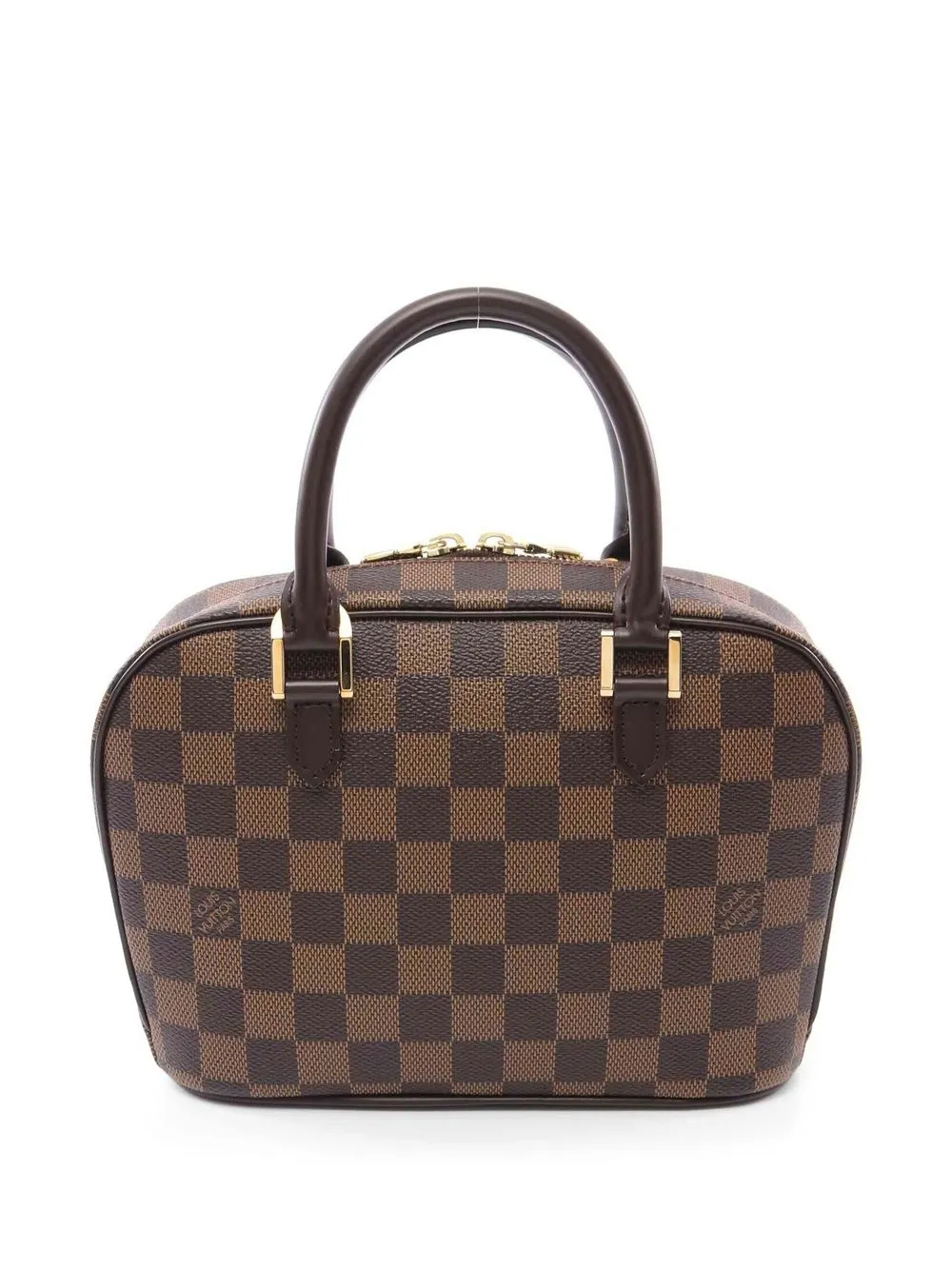 

Louis Vuitton bolsa de mano Damier Ebène Saria mini 2004 pre-owned - Marrón