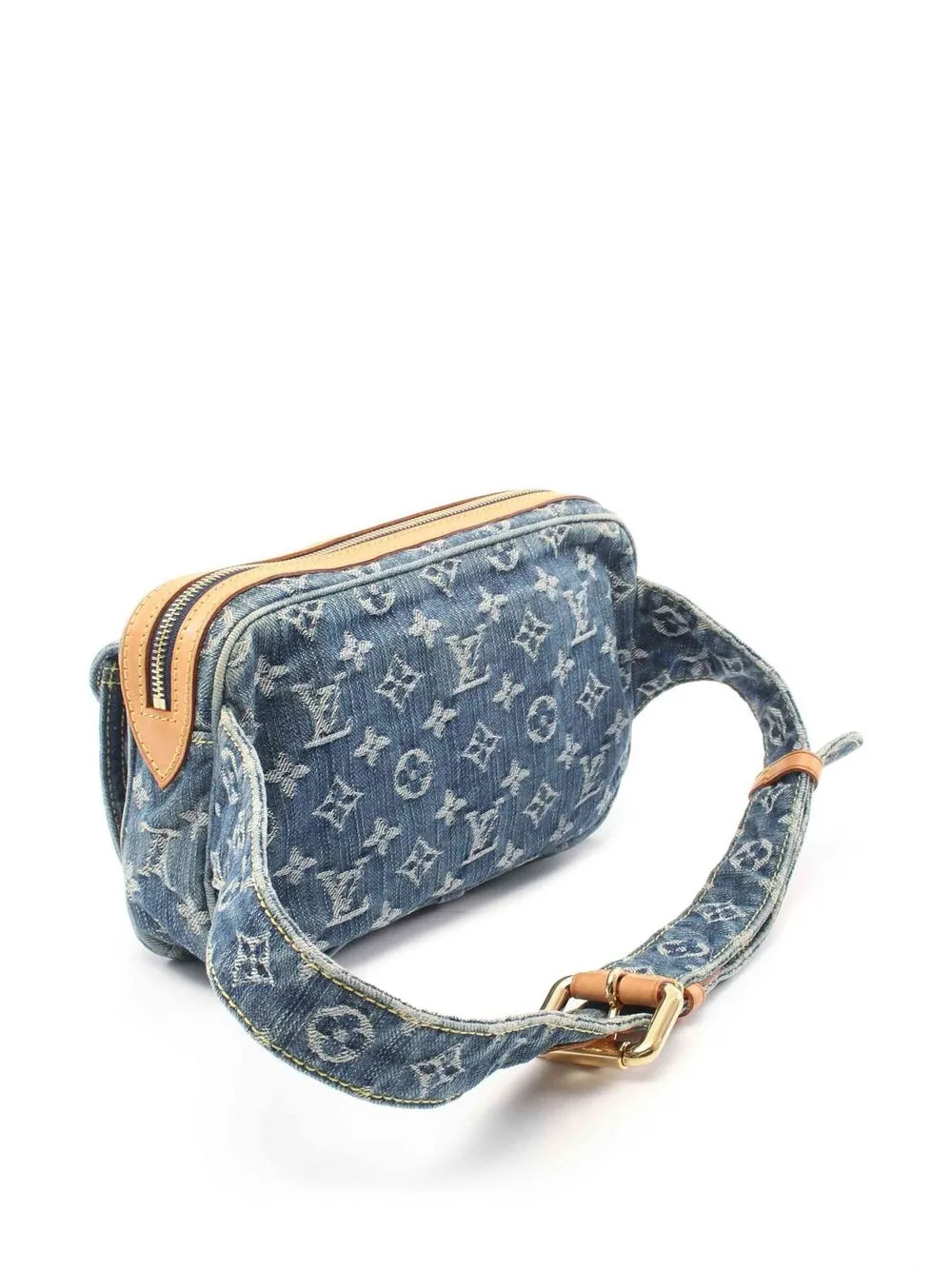 Louis Vuitton 2007 preowned Monogram Denim Zipped Belt Bag Farfetch
