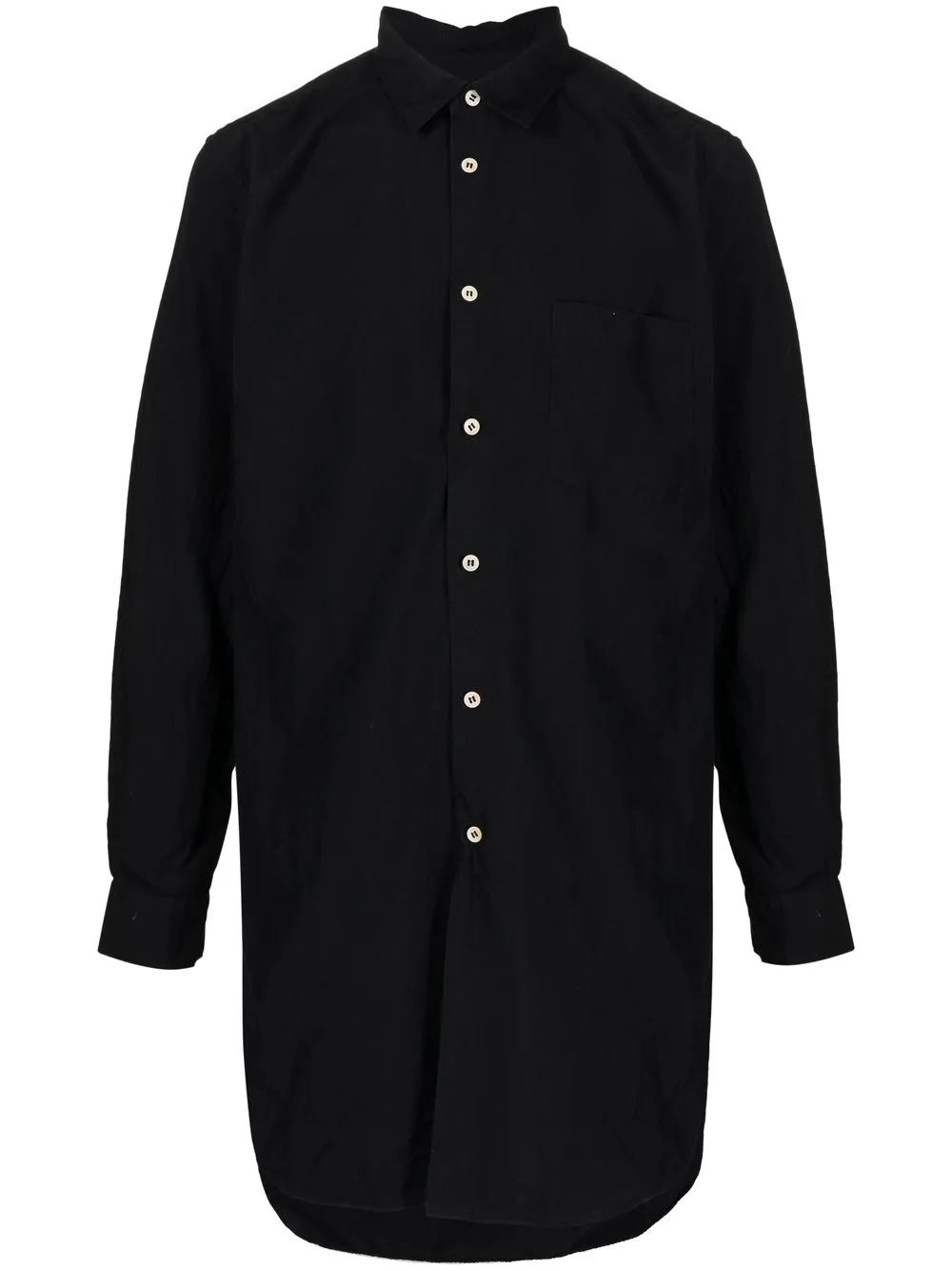 

Comme Des Garçons Homme Plus long-sleeve long shirt - Black