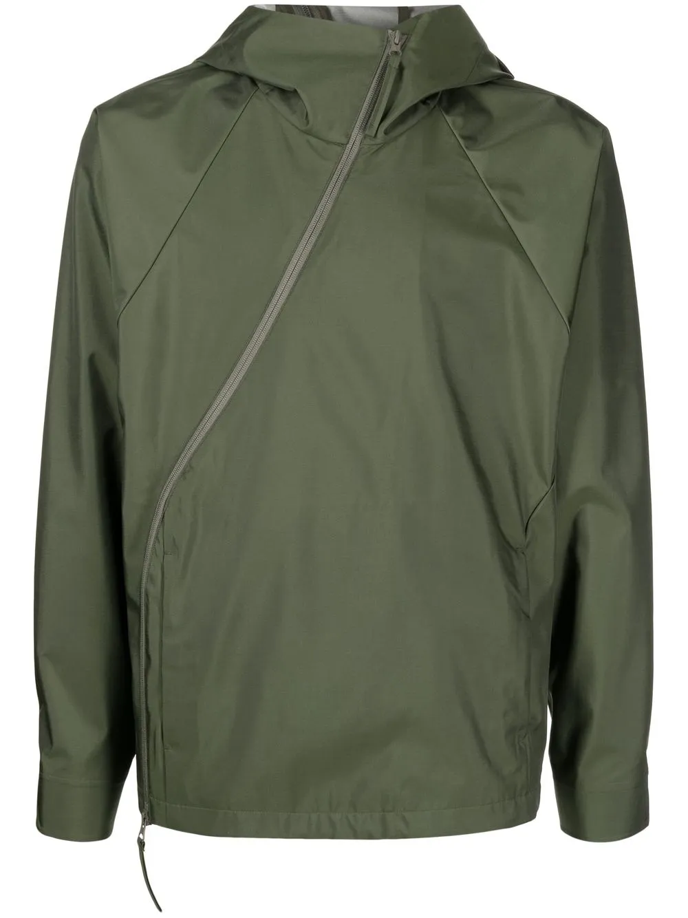 

Post Archive Faction zip-up hooded sports jacket - Green