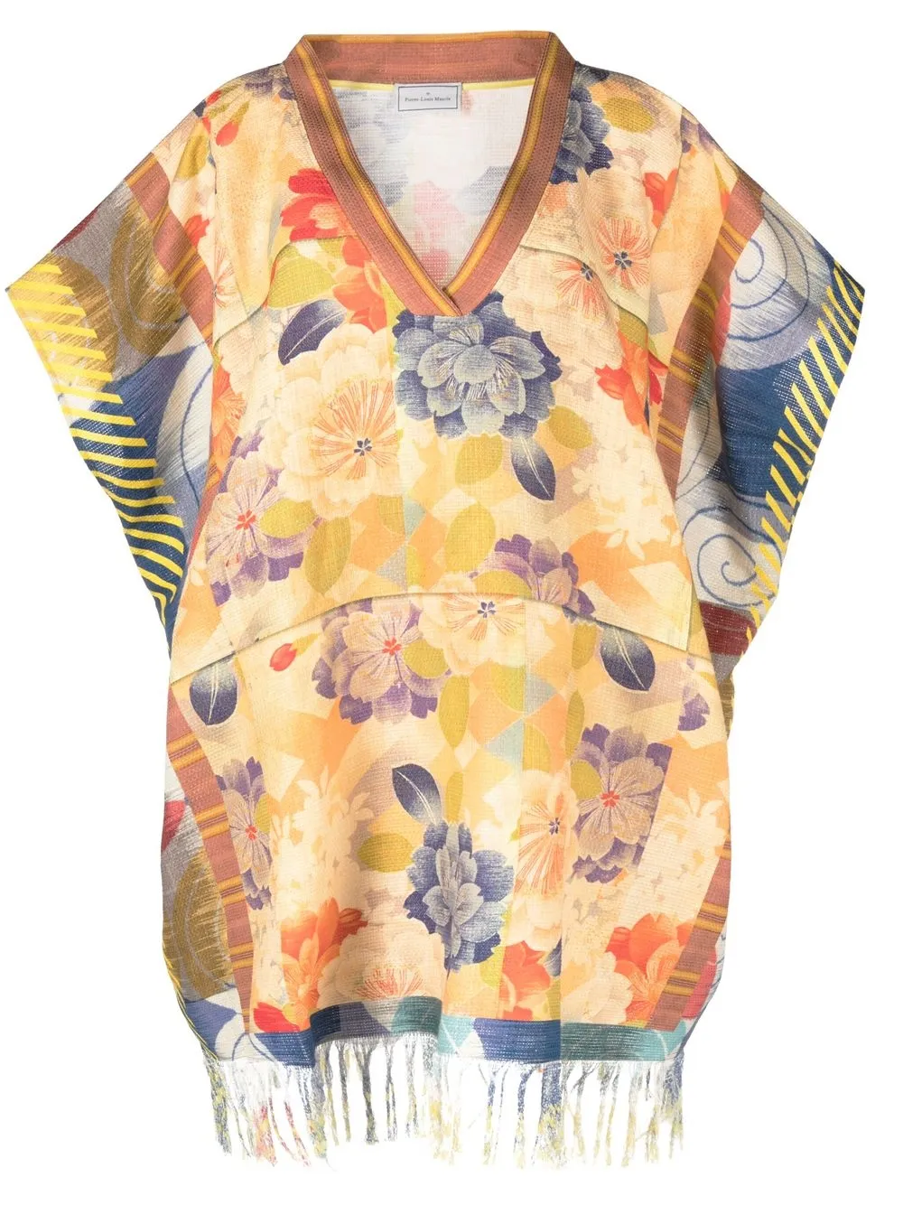 

Pierre-Louis Mascia Pironibia patterned-jacquard top - Yellow