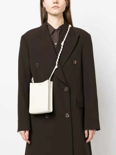 Jil Sander crocodile-effect leather satchel bag J07WG0001P5359 - 1