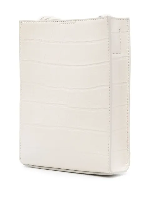 Jil Sander crocodile-effect leather satchel bag J07WG0001P5359 - 2