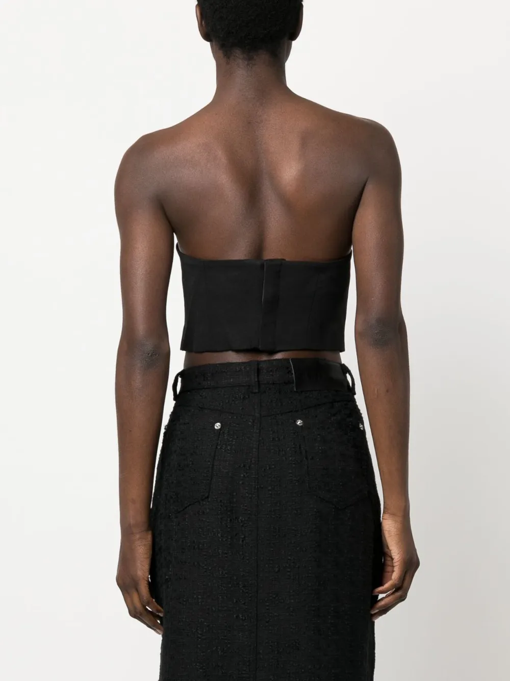 Staud Naomi Tube Top In Schwarz