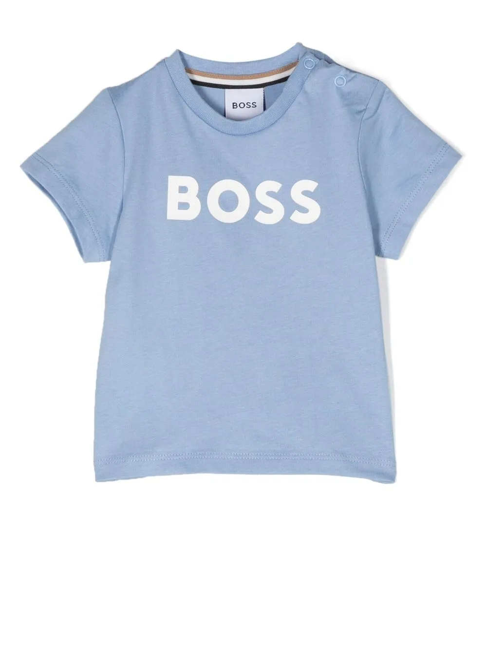 

BOSS Kidswear playera con logo estampado - Azul