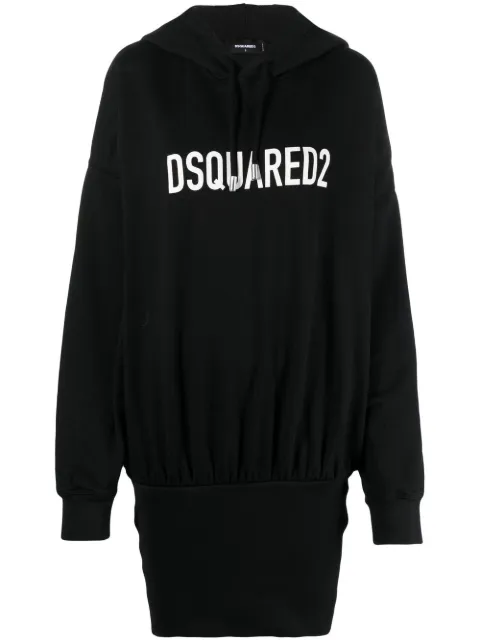 DSQUARED2 logo print hooded dress Women