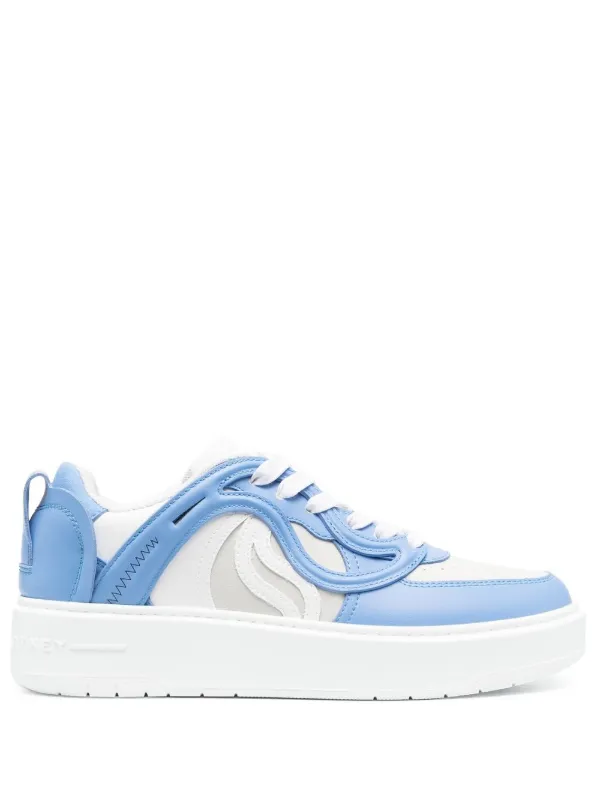 Stella McCartney colour-block low-top Sneakers Blue FARFETCH