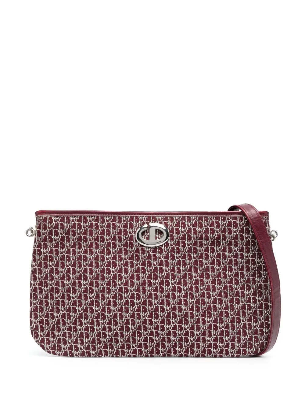 

Christian Dior pre-owned Trotter small zipped shoulder bag - Red