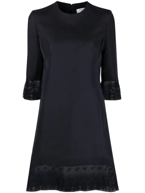 Christian Dior pre-owned sheer panelling above-the-knee dress