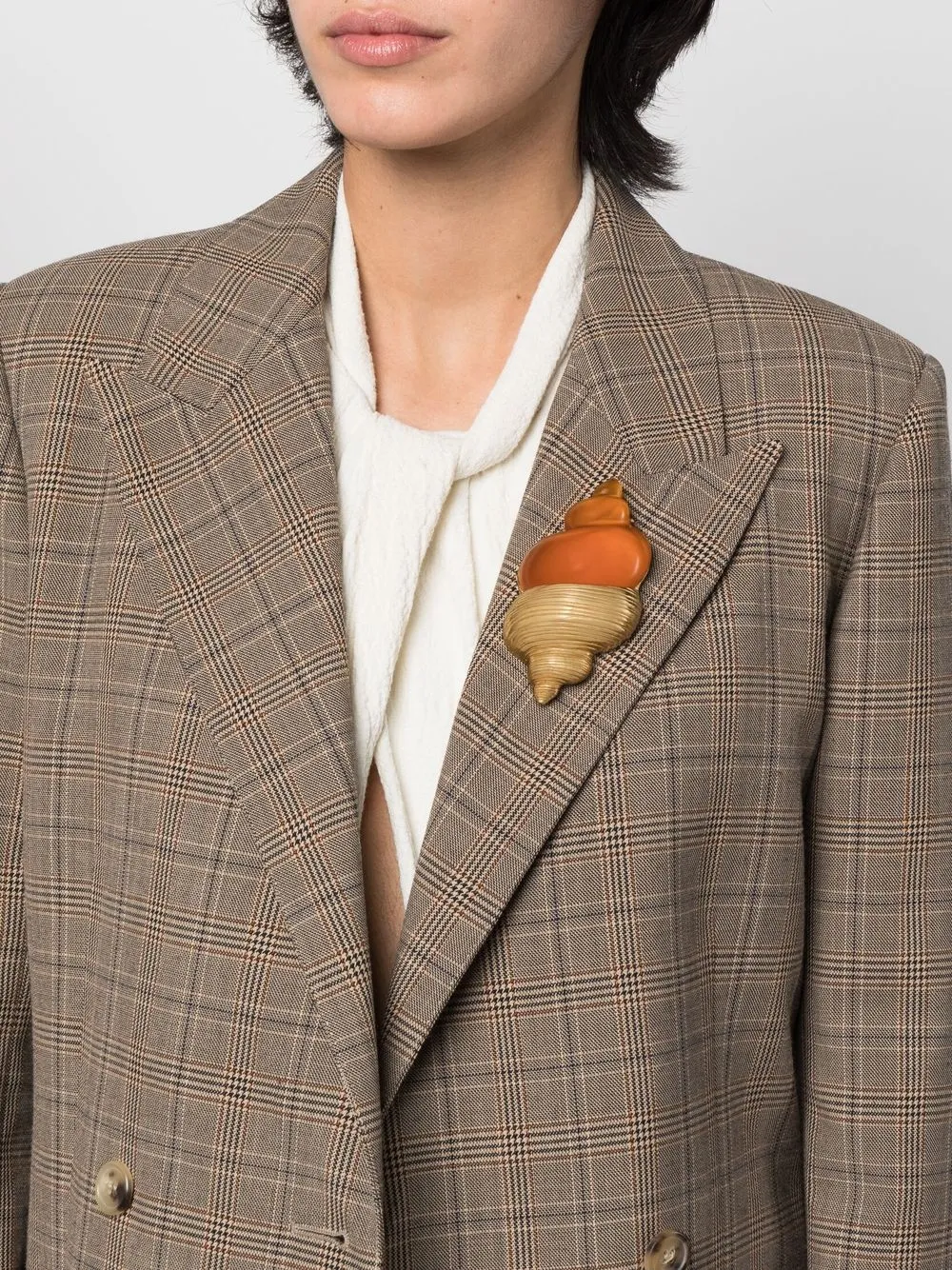 Christian Dior Pre-Owned pre-owned conch brooch | Image 2