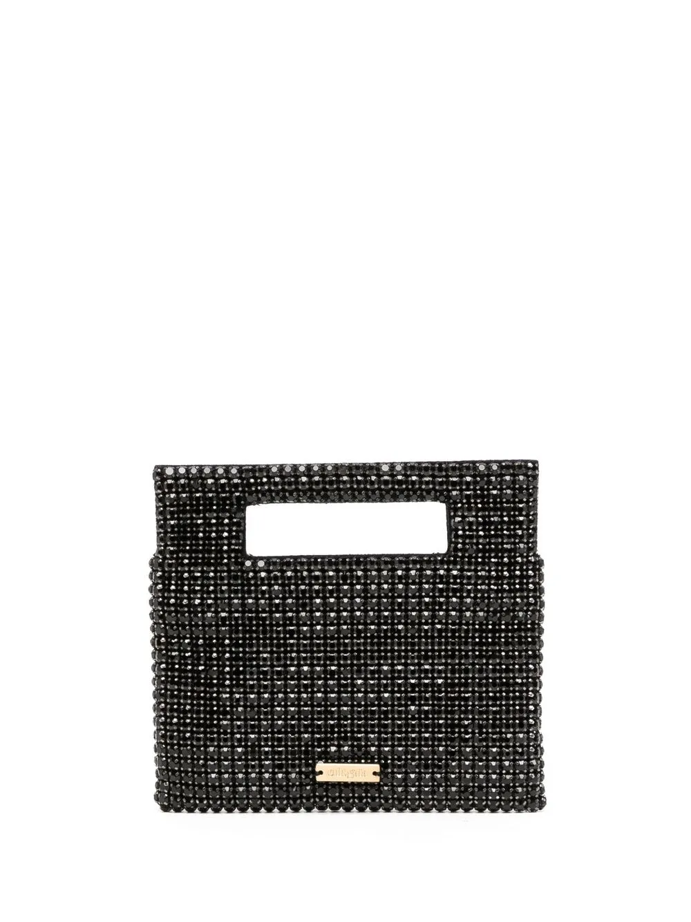 

Cult Gaia Lucinda nano rhinestone clutch - Black