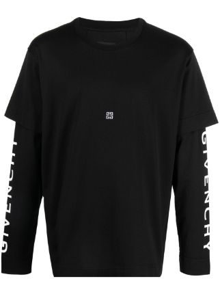 Givenchy Layered logo-print T-shirt - Farfetch