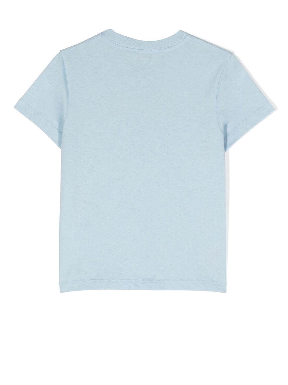 Lanvin Enfant T-shirt met geborduurd logo - Blauw