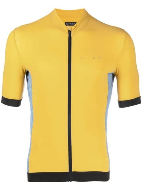 There Was One short-sleeved zip-up cycling top