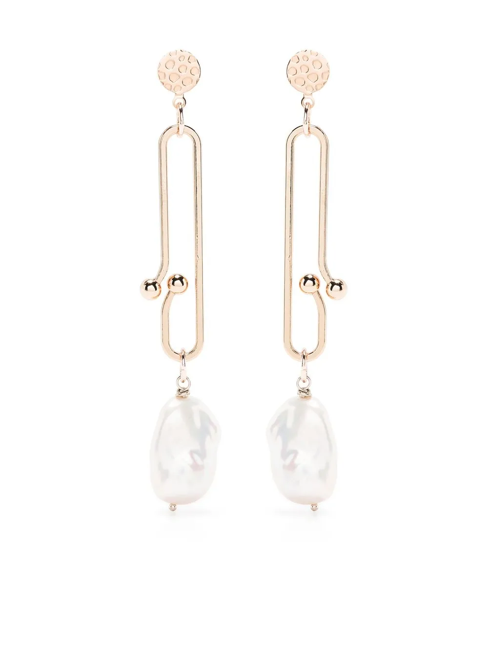 

Atu Body Couture pearl drop earrings - Gold