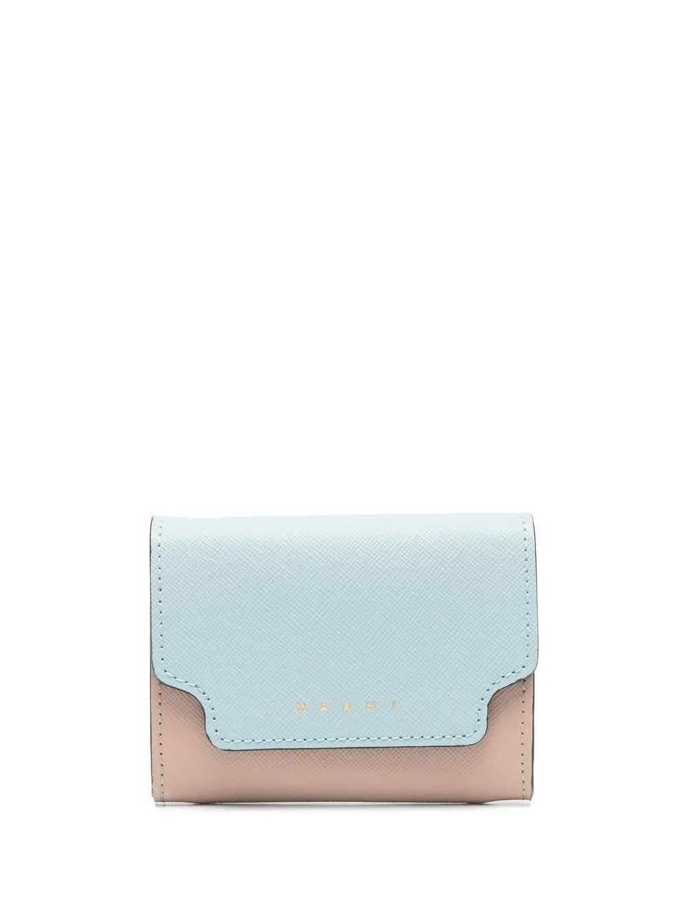 

Marni two-tone leather wallet - Neutrals