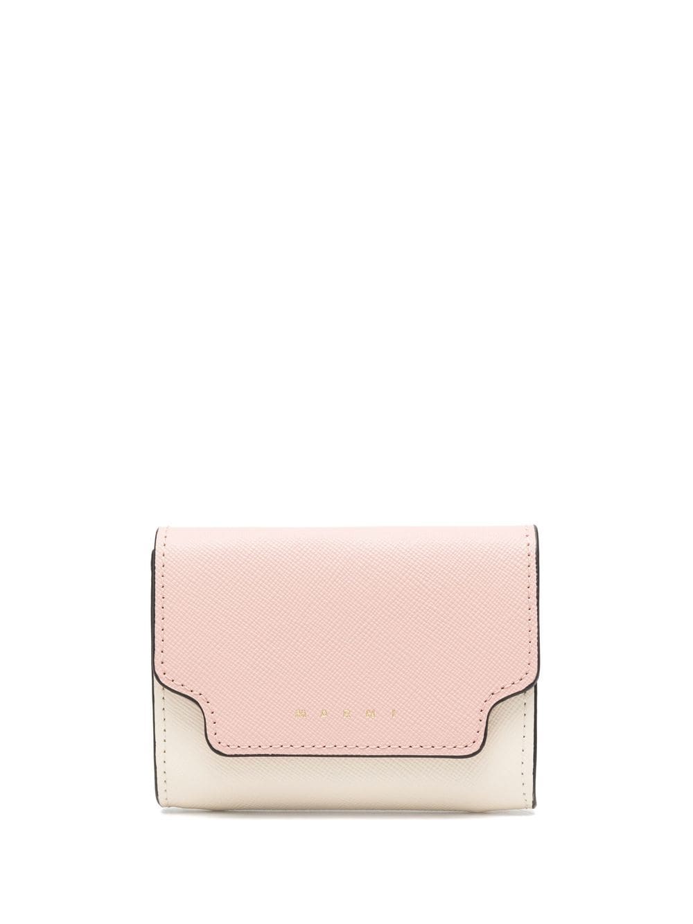 

Marni two-tone leather wallet - Neutrals