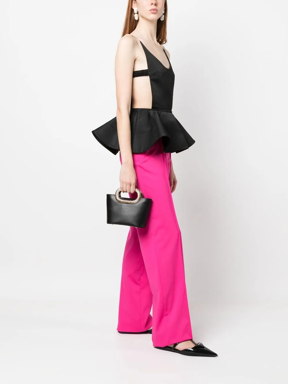 Rosantica crystal-embellished tote bag - Zwart