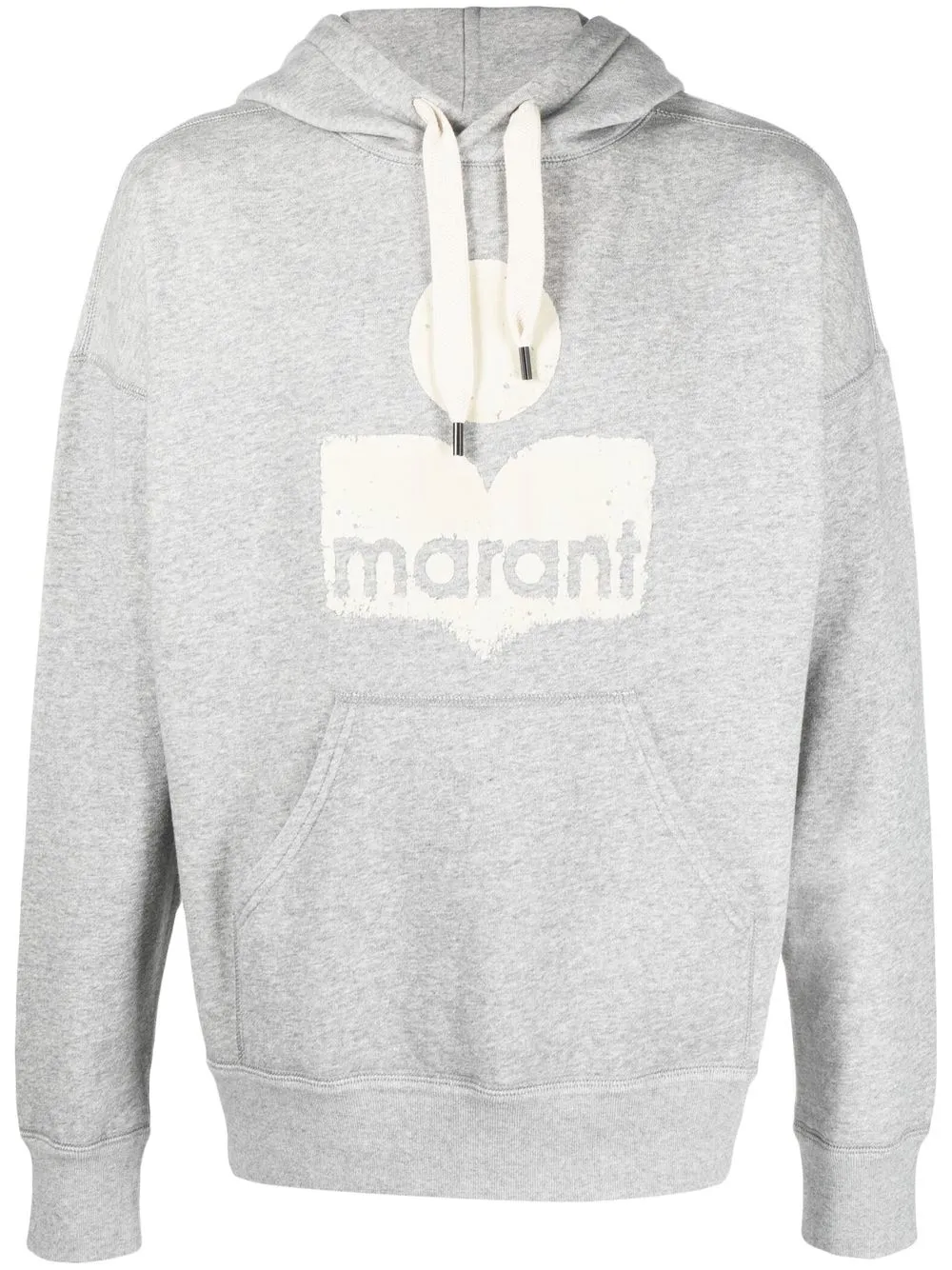 

Isabel Marant hoodie con logo estampado - Gris