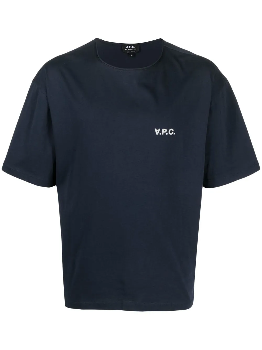 

A.P.C. playera con logo estampado - Azul