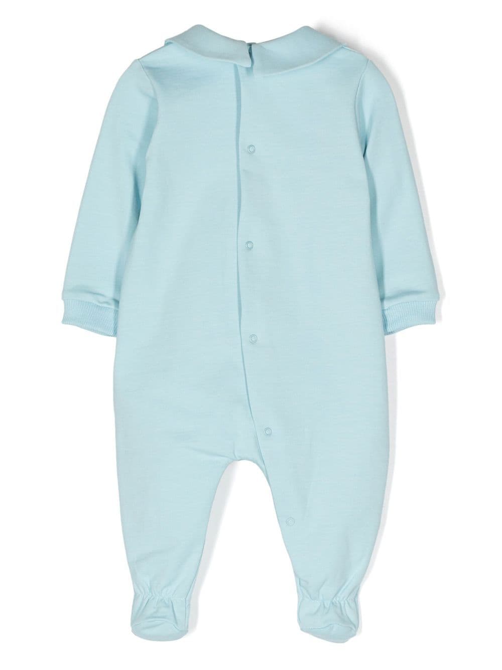 Image 2 of Moschino Kids Teddy Bear-print pajamas