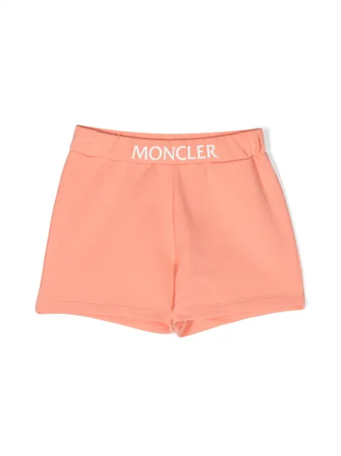 Moncler Enfant logo-waistband shorts