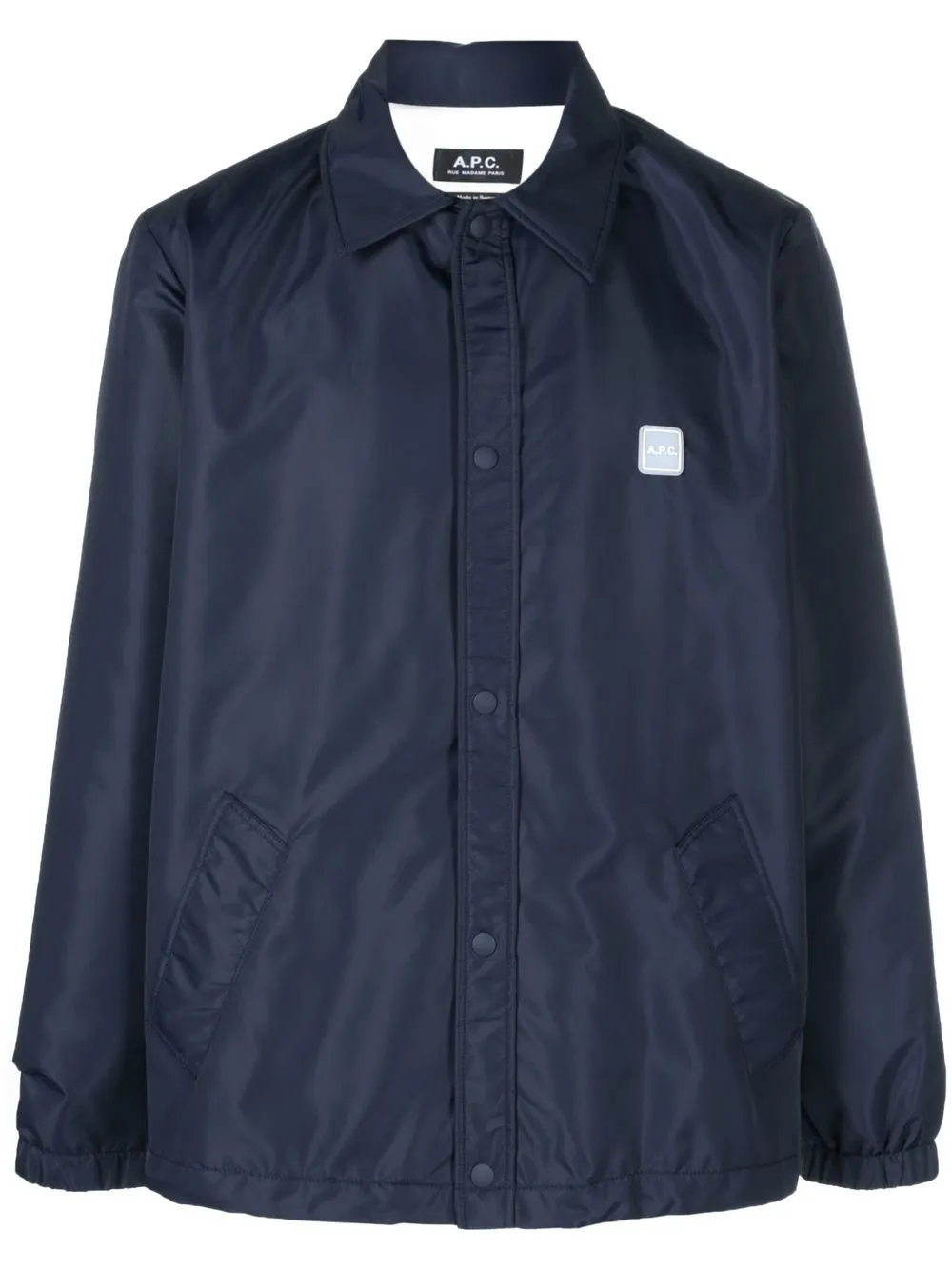 Apc Padded Bomber Jacket In Blue