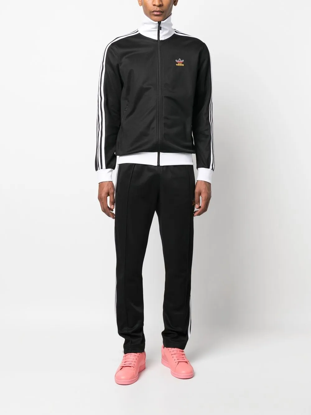 ADIDAS ORIGINALS NATIONS 3-STRIPES 拉链卫衣