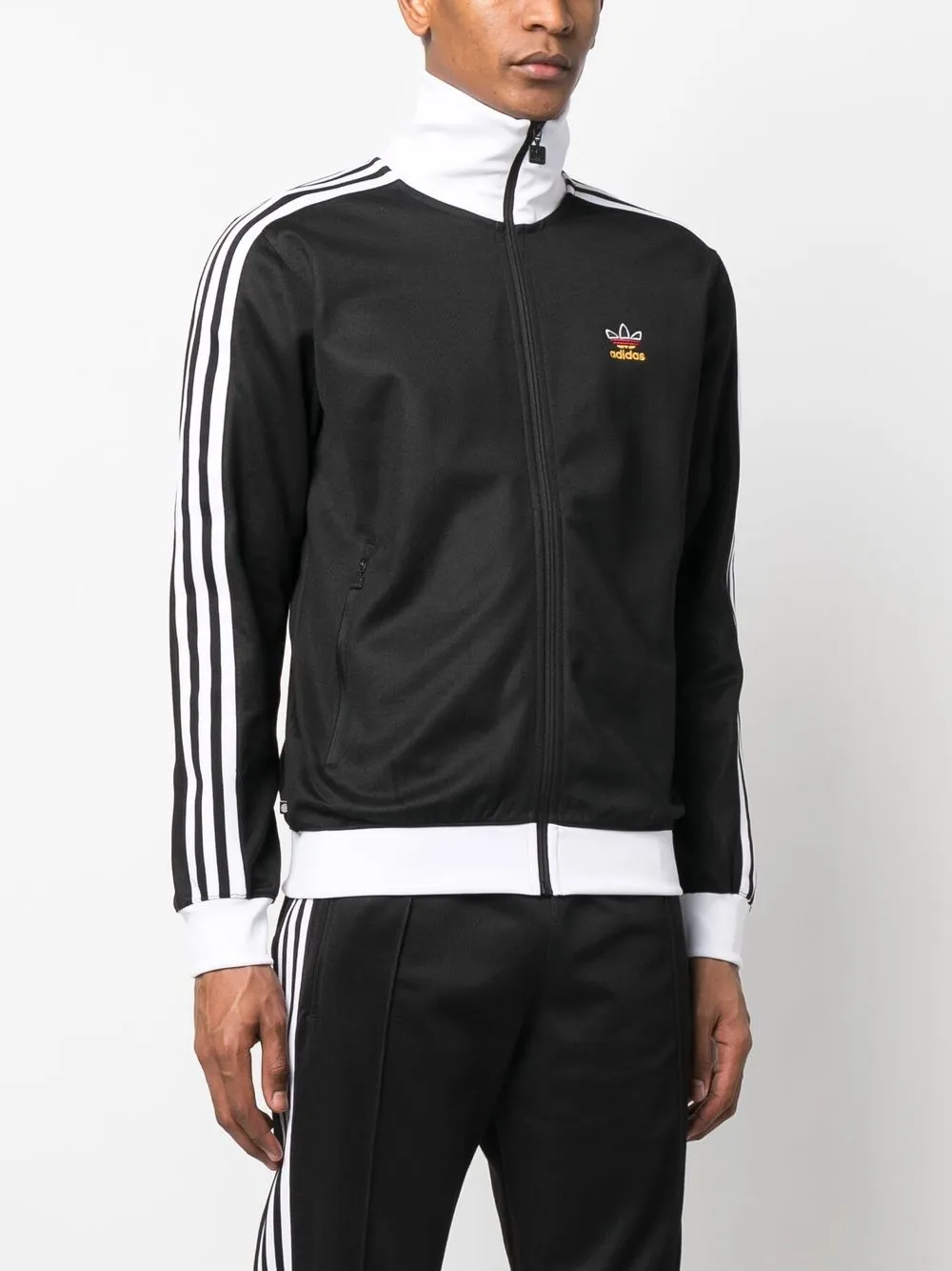 ADIDAS ORIGINALS NATIONS 3-STRIPES 拉链卫衣