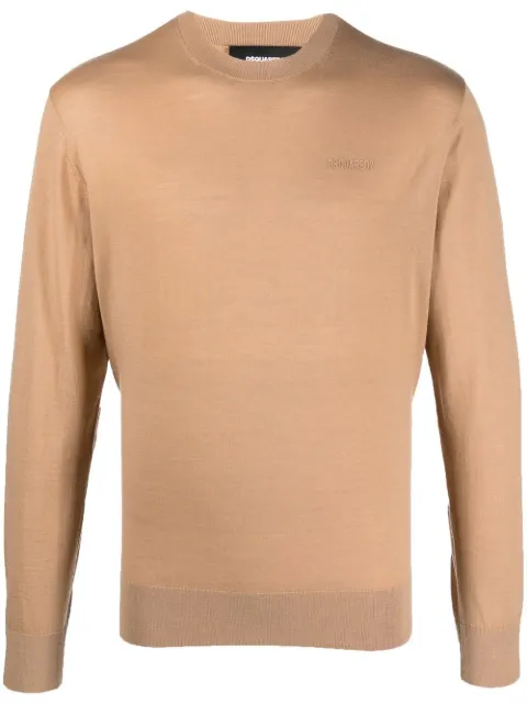 DSQUARED2 Strickpullover mit Logo-Print