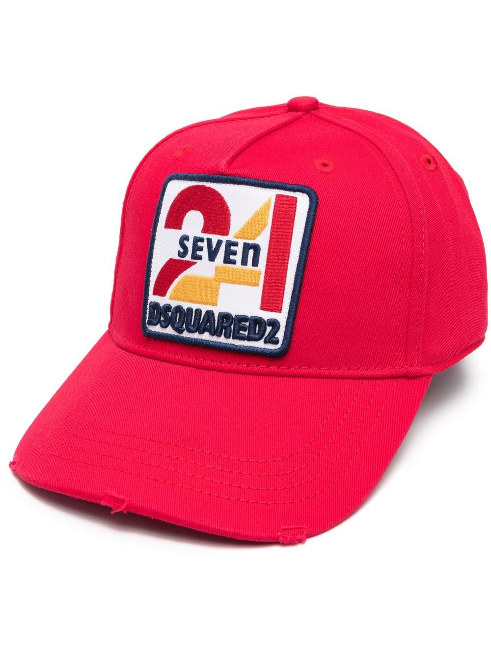 Shop Dsquared2 Patch-detail Baseball Cap In Rot