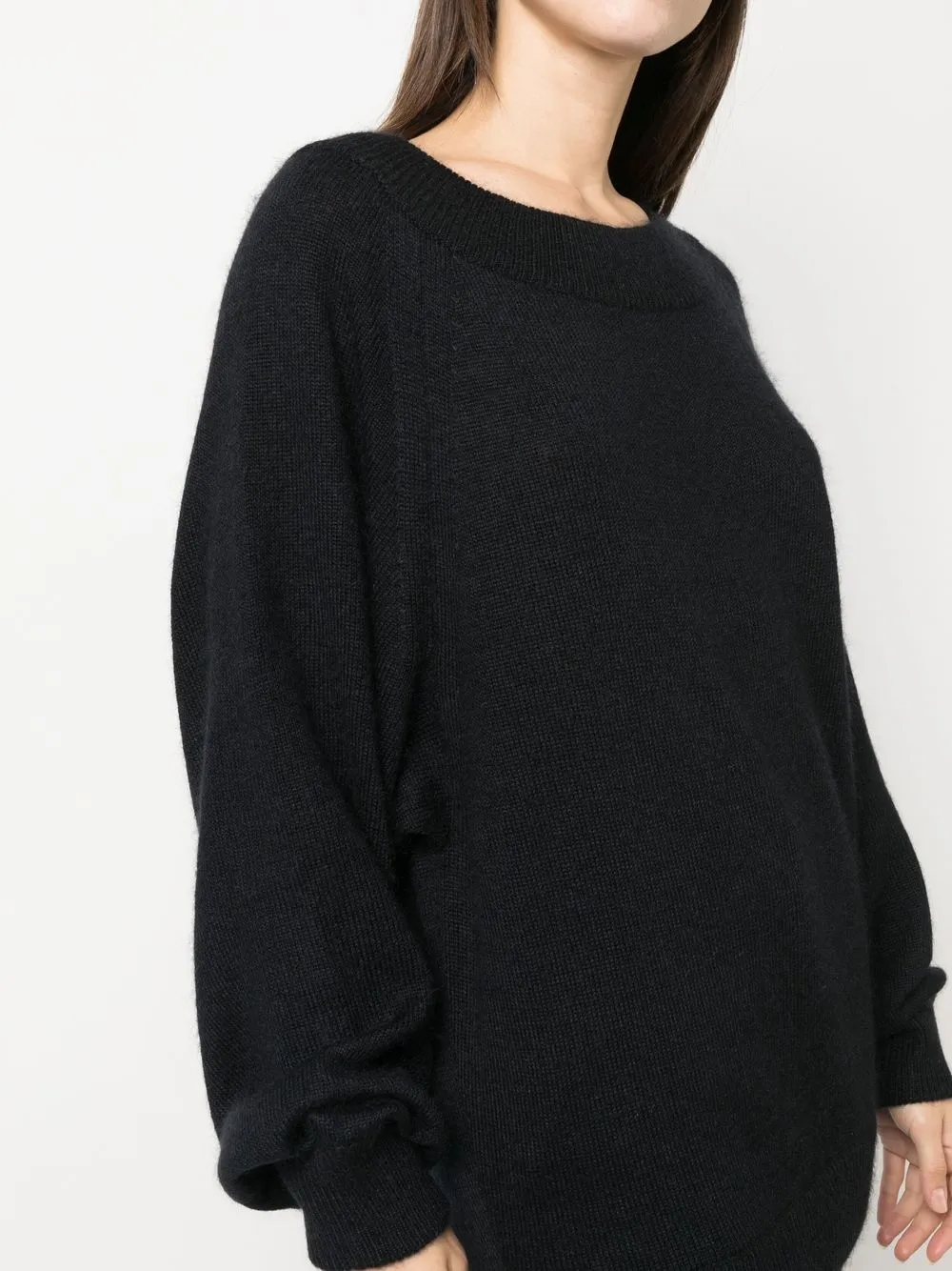 Tom Ford Ribbed-knit Round Neck Jumper In Black
