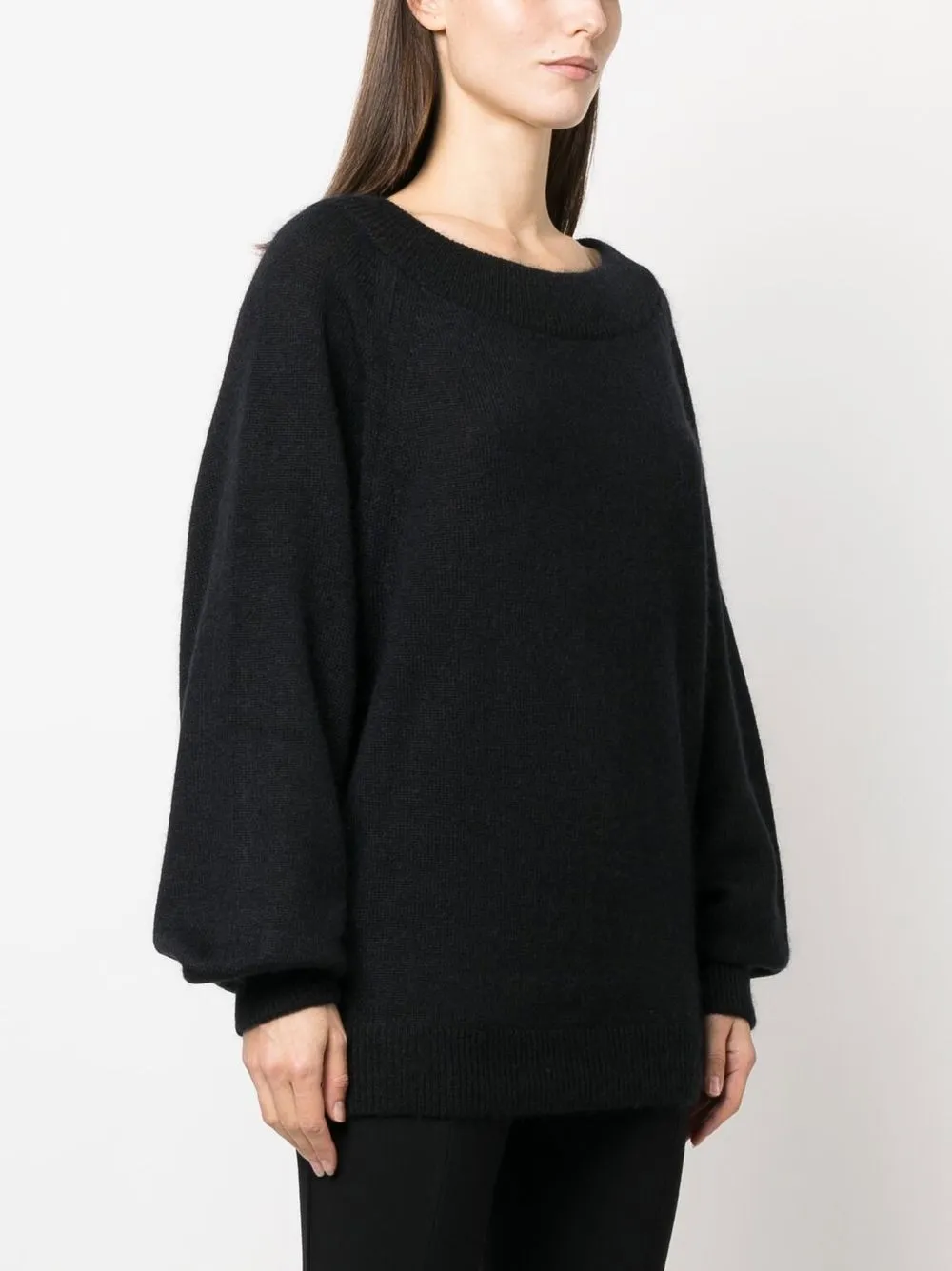 Tom Ford Ribbed-knit Round Neck Jumper In Black