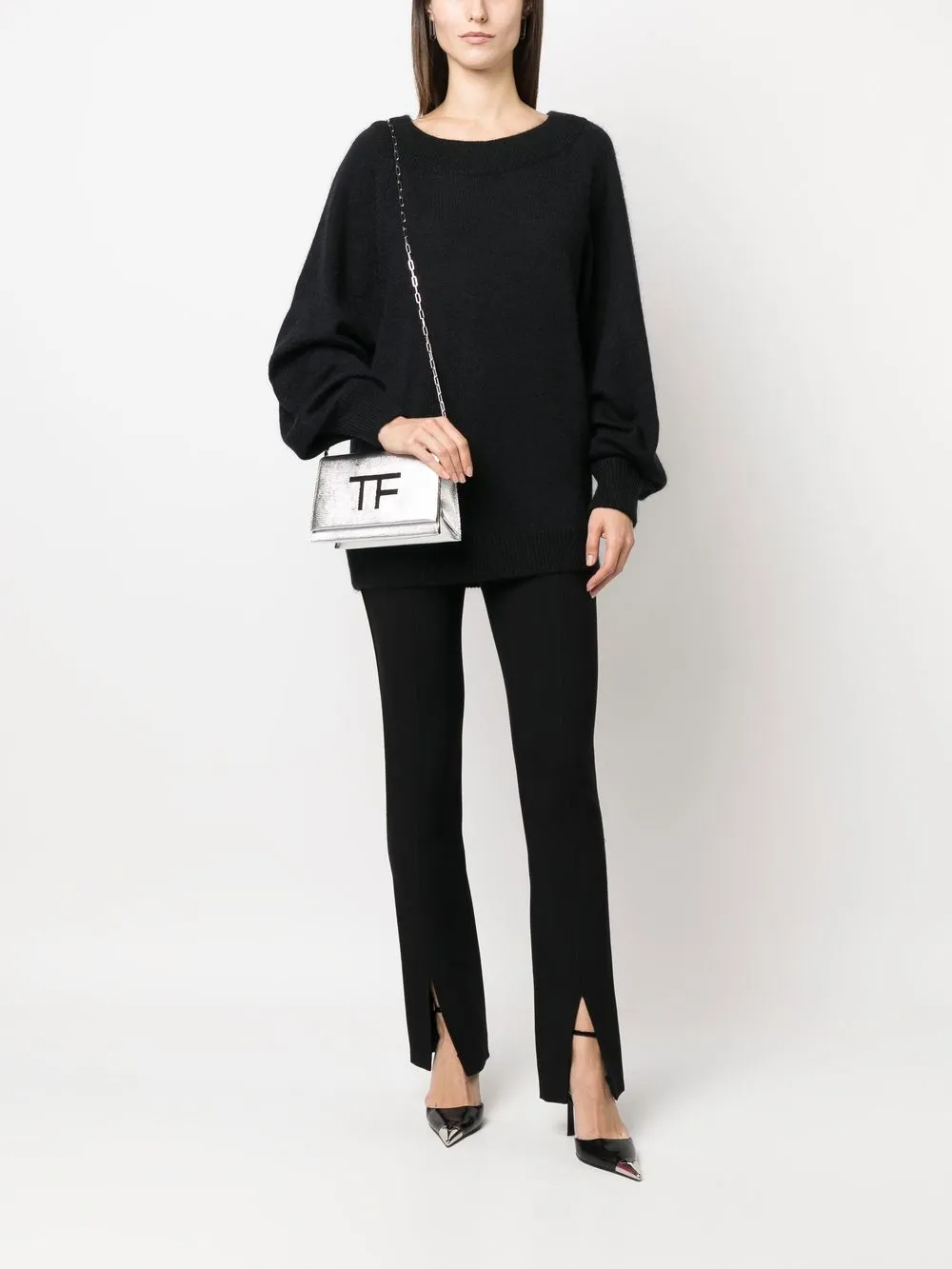 Tom Ford Ribbed-knit Round Neck Jumper In Black