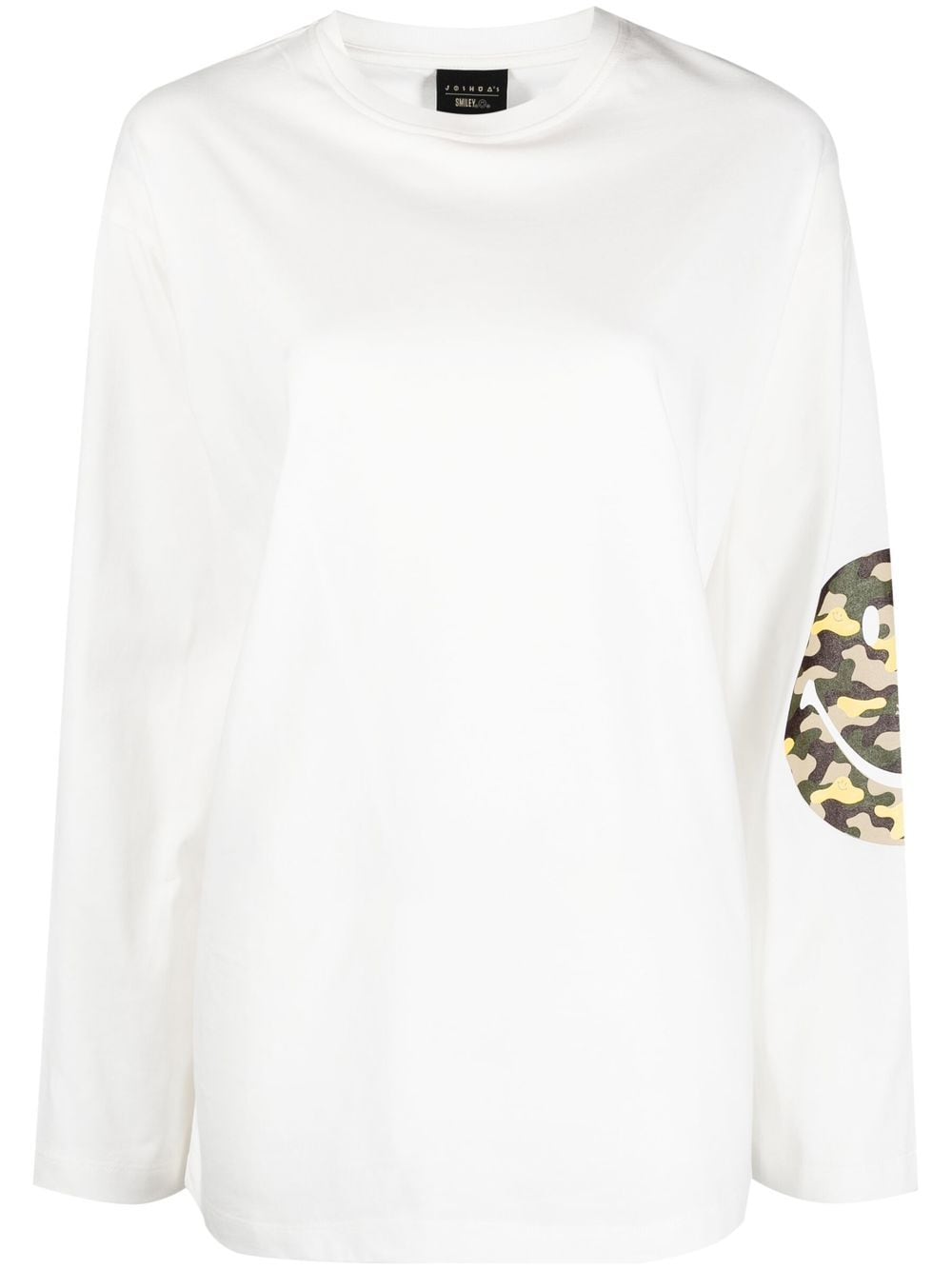 Shop Joshua Sanders Graphic-print Long-sleeve T-shirt In 白色