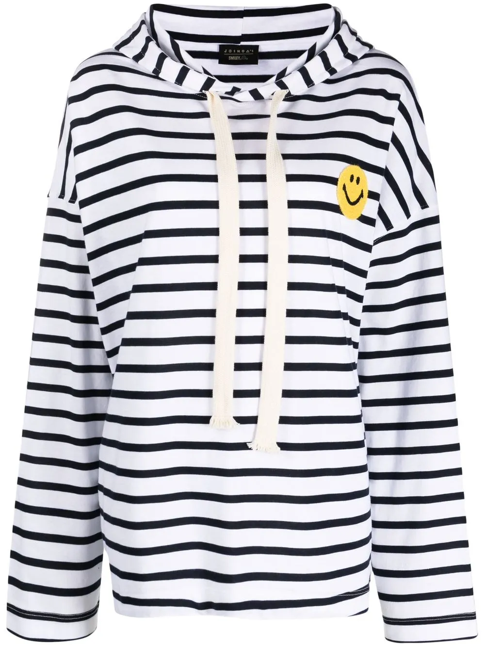 

Joshua Sanders striped slogan-print shirt - Blue