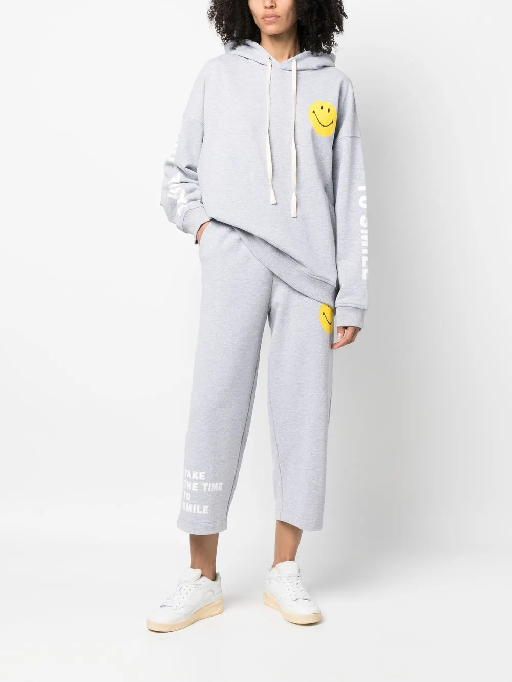 Joshua Sanders Hoodie met trekkoord - Grijs