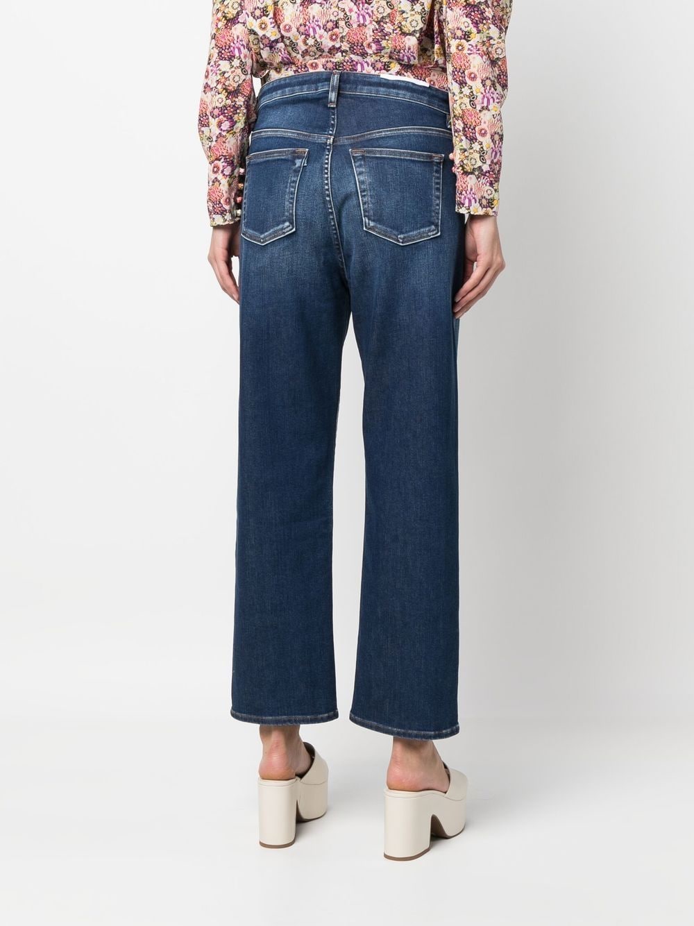 Shop 3x1 High-rise Straight-leg Jeans In Blue