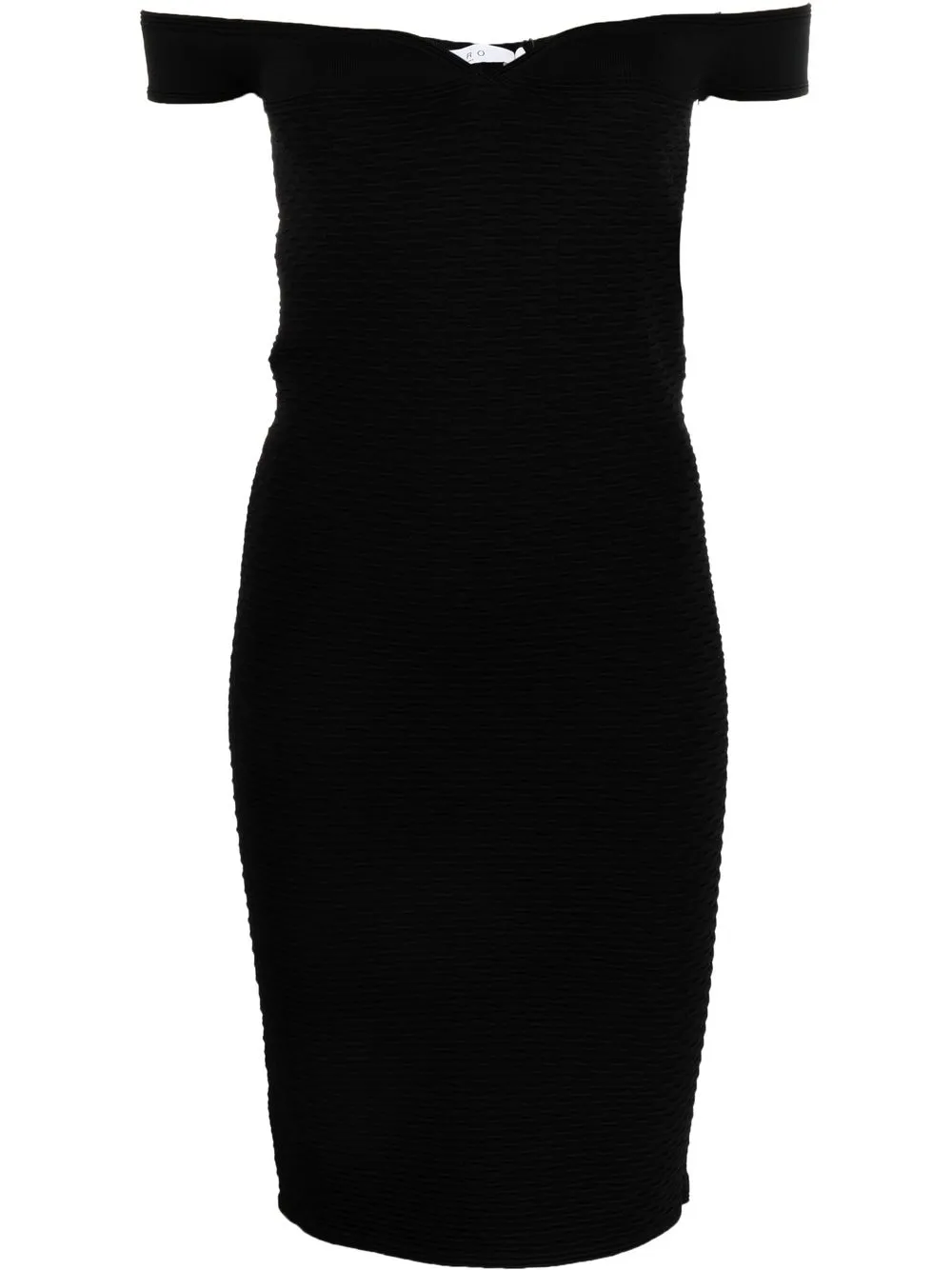 IRO vestido ajustado con hombros descubiertos - Negro