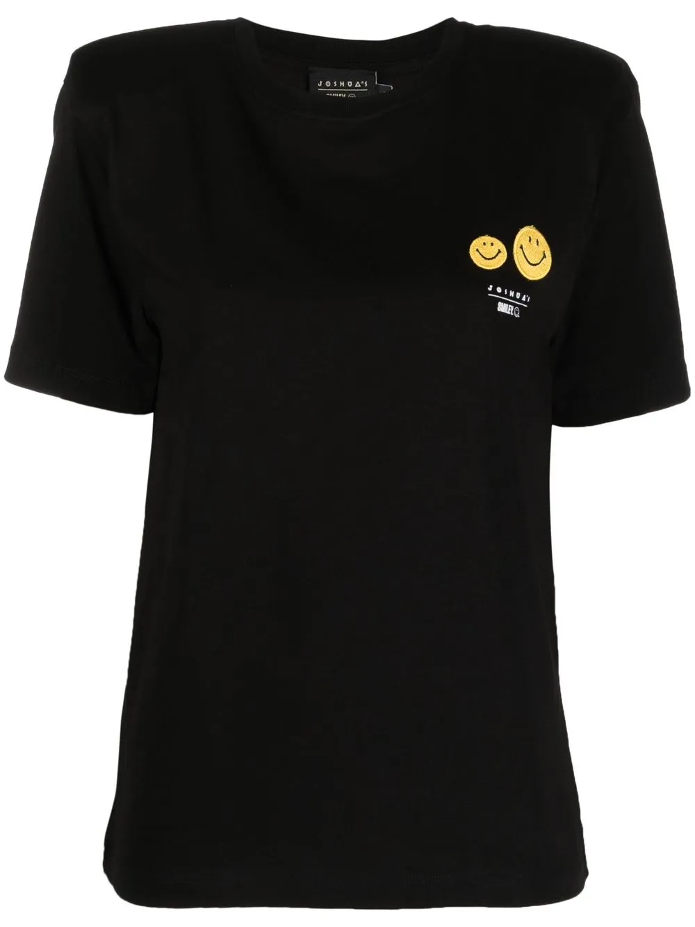 

Joshua Sanders smiley-print short-sleeve T-shirt - Black